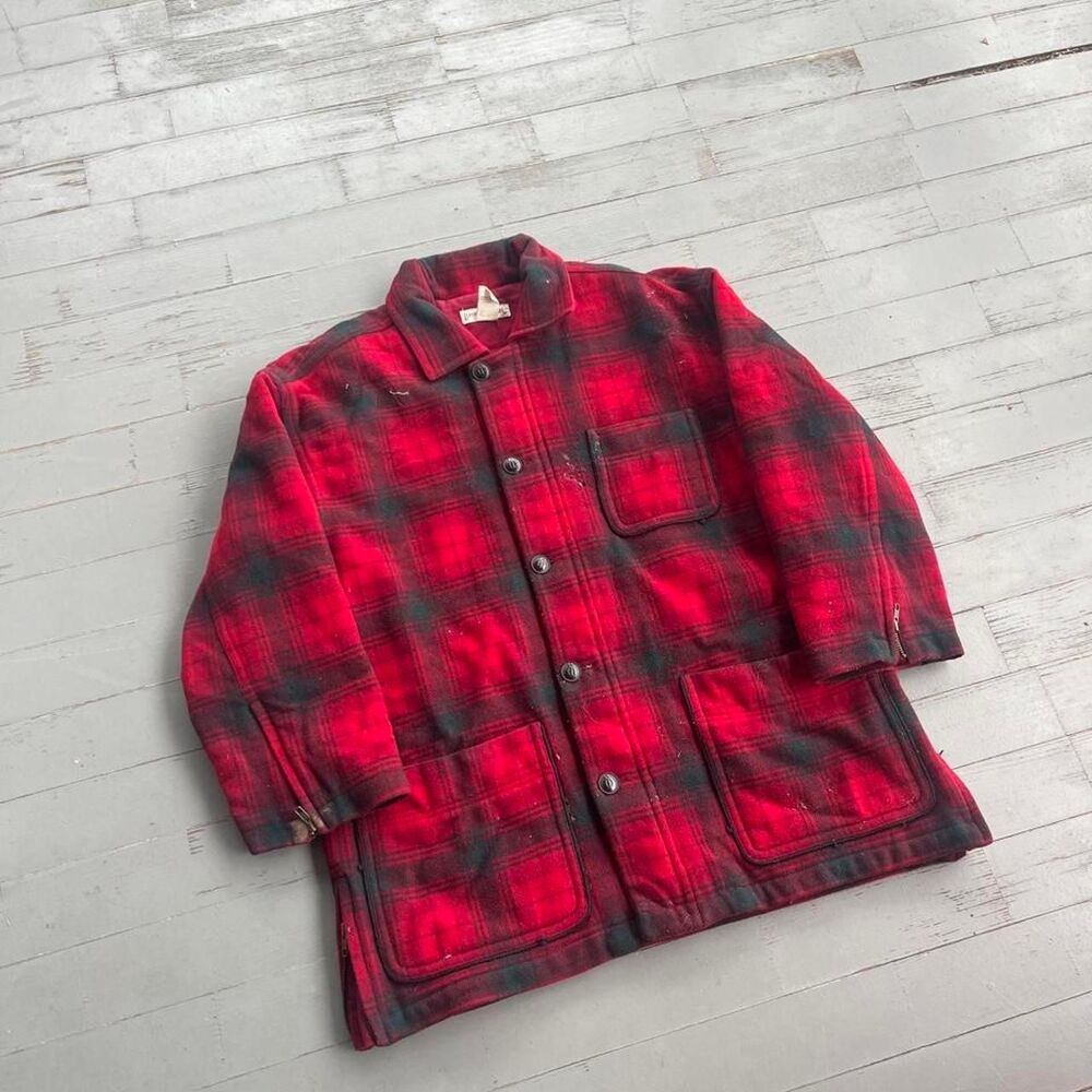 Vintage Banana Republic Wool Old Money Y2K Plaid Button Up